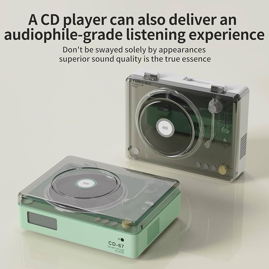 ミュージック CD,DVD Amazon.com: CD Player with Stereo Speakers, Retro Portable